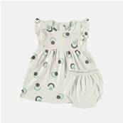 Robe sans manches avec culotte Isa - Motifs graphiques 12 mois