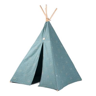 Tipi Phoenix - gold confetti magic green