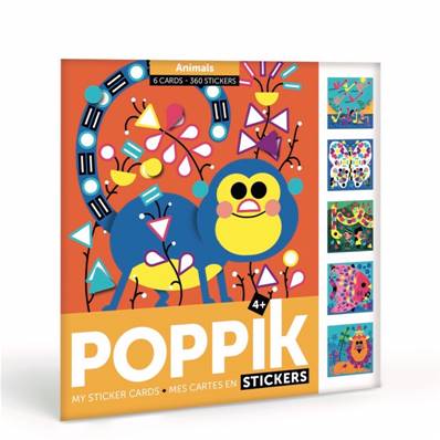 Mes cartes en stickers - Animaux