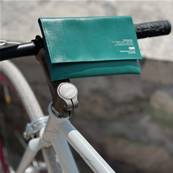 La véloche - Sacoche vélo vert canard