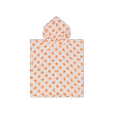 Poncho de plage pour enfant - Cœurs fleuris