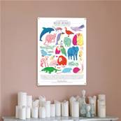 Mœurs animales - Affiche XL