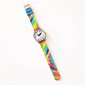 Montre pour enfant avec cadran chiffré Twistiti - Bracelet Arlequin