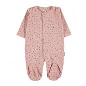 Pyjama manches longues rose à pois gris 12 mois