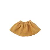 Jupe en gaze jaune pour poupon
