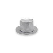 Chapeau de magicien - paillettes argent