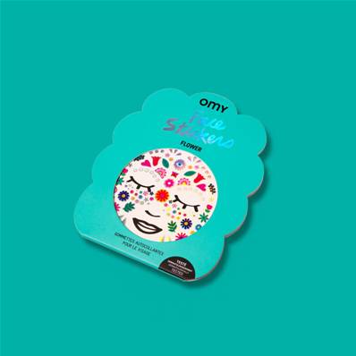 Stickers visage - Fleurs