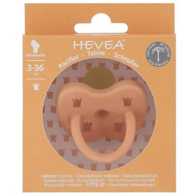 Tétine physiologique colorée Couronne 3-36 mois – Cantaloupe