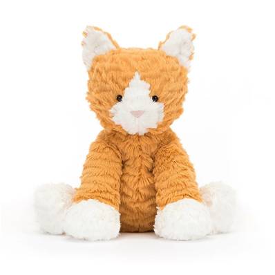 Peluche chat roux - Fuddlewuddle ginger cat