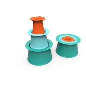 Set de 3 moules Chteau Alto - Vert, bleu, orange