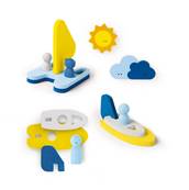 Puzzle de bain 3D et marionnettes - Mettre les voiles
