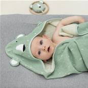 Cape de bain avec capuche 75x75 cm - Ours Polaire