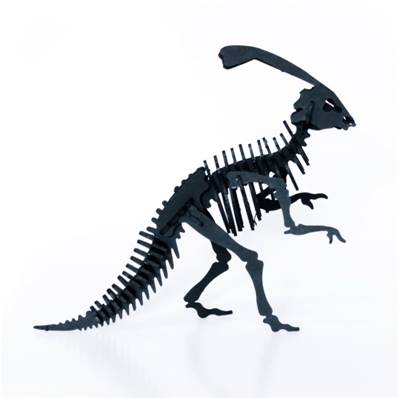 Parasaurolophus en carton