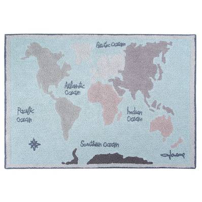 Tapis lavable Vintage Map 140x200cm