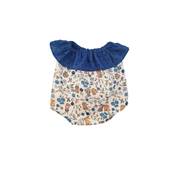 Barboteuse Lapins bleue pour poupon