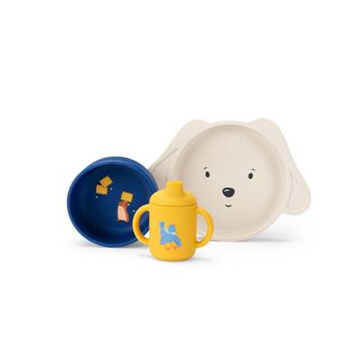 Set de vaisselle en silicone - Puce & Pilou