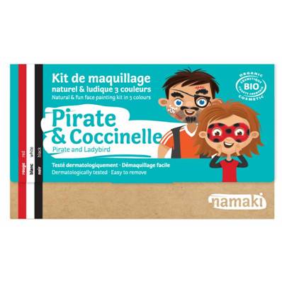 Kit de maquillage 3 couleurs – Pirate & Coccinelle