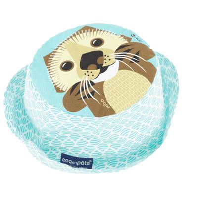 Bob Loutre sur fond bleu clair S - 46-48 cm