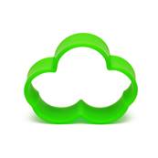Jouet en silicone Maison et enfant – Vert fluo