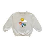 Sweat créatif à personnaliser - Ecru 3 - 4 ans