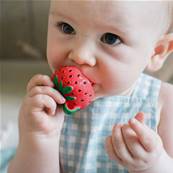 Mini jouet de dentition Chewy - Sweetie la fraise