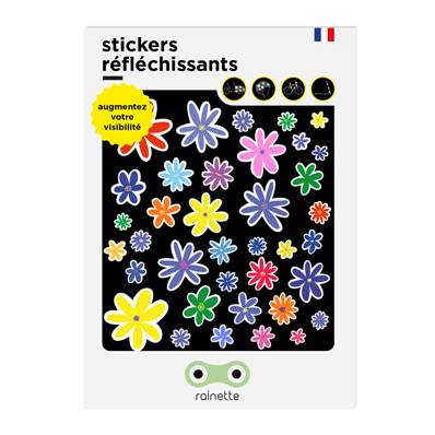Fleurs – Stickers réfléchissants