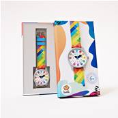 Montre pour enfant avec cadran chiffré Twistiti - Bracelet Arlequin