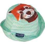 Bob Panda Roux sur fond vert d'eau M - 49-51 cm