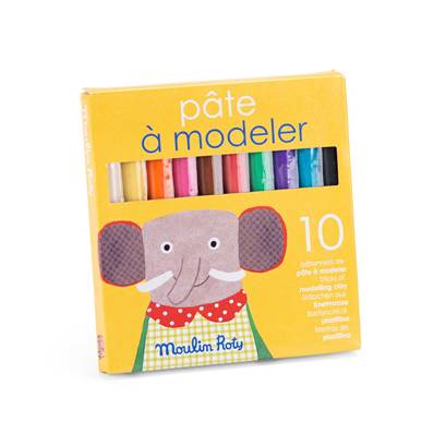 10 bâtonnets de pâte à modeler - Les Popipop