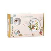 Set de vaisselle en porcelaine - Trois petits lapins