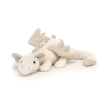 Peluche dragon blanc - Snow dragon petit modèle