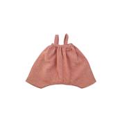 Salopette en gaze rose pour poupons