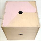 Coffre de rangement rose