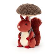 Peluche Ecureuil et champignon