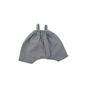 Salopette en gaze bleue pour poupons