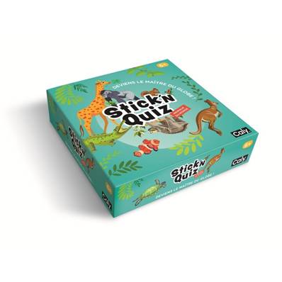 Stick & Quiz Mission animaux - Globe terrestre gonflable