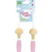 Corde à sauter bicolore - rose