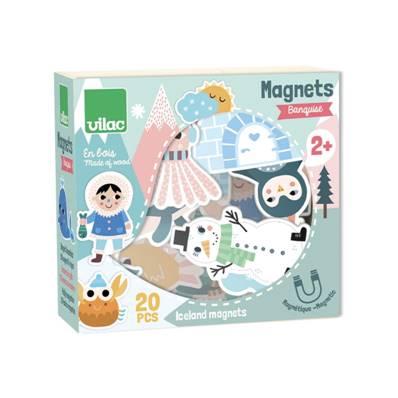 Magnets Iceland en bois