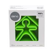 Jouet en silicone Maison et enfant – Vert fluo