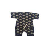 Combinaison pantalon Arc-en-ciel Noir pour poupon