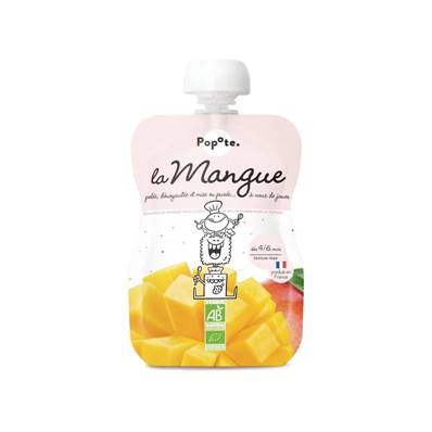 Gourde de compote pour bébé – Mangue BIO