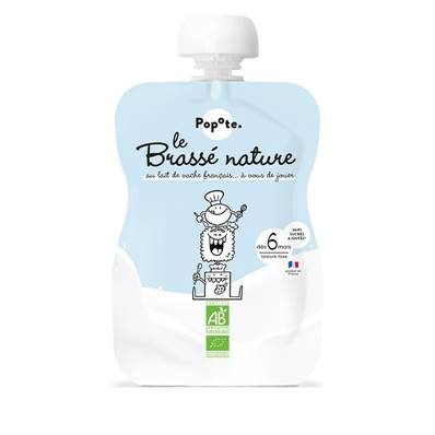 Gourde de brassé BIO pour bébé