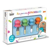 Mes premiers pinceaux - kit de 4 pinceaux ergonomiques