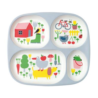 Assiette compartimentée Campagne