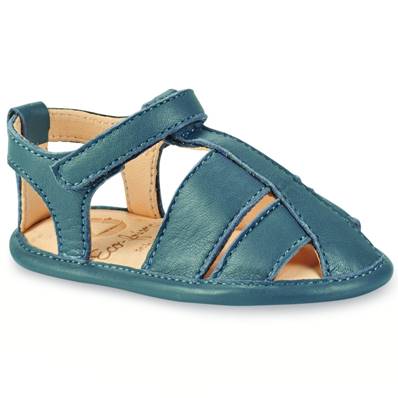 Sandale en cuir souple avec patin Noblu Denim pointure 20