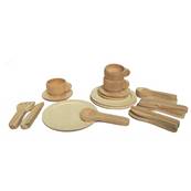 Dinette en bois naturel