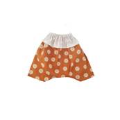Combinaison froufrou pâquerettes cannelle pour poupons