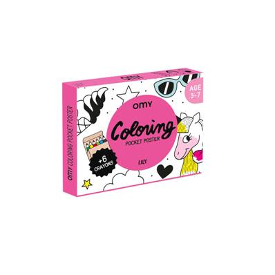 Coloriage pocket - Licornes