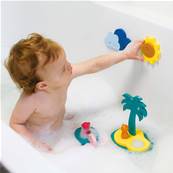 Puzzle de bain 3D et marionnettes - L'ile au trésor