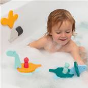 Puzzle de bain 3D et marionnettes - Le monde des dinosaures